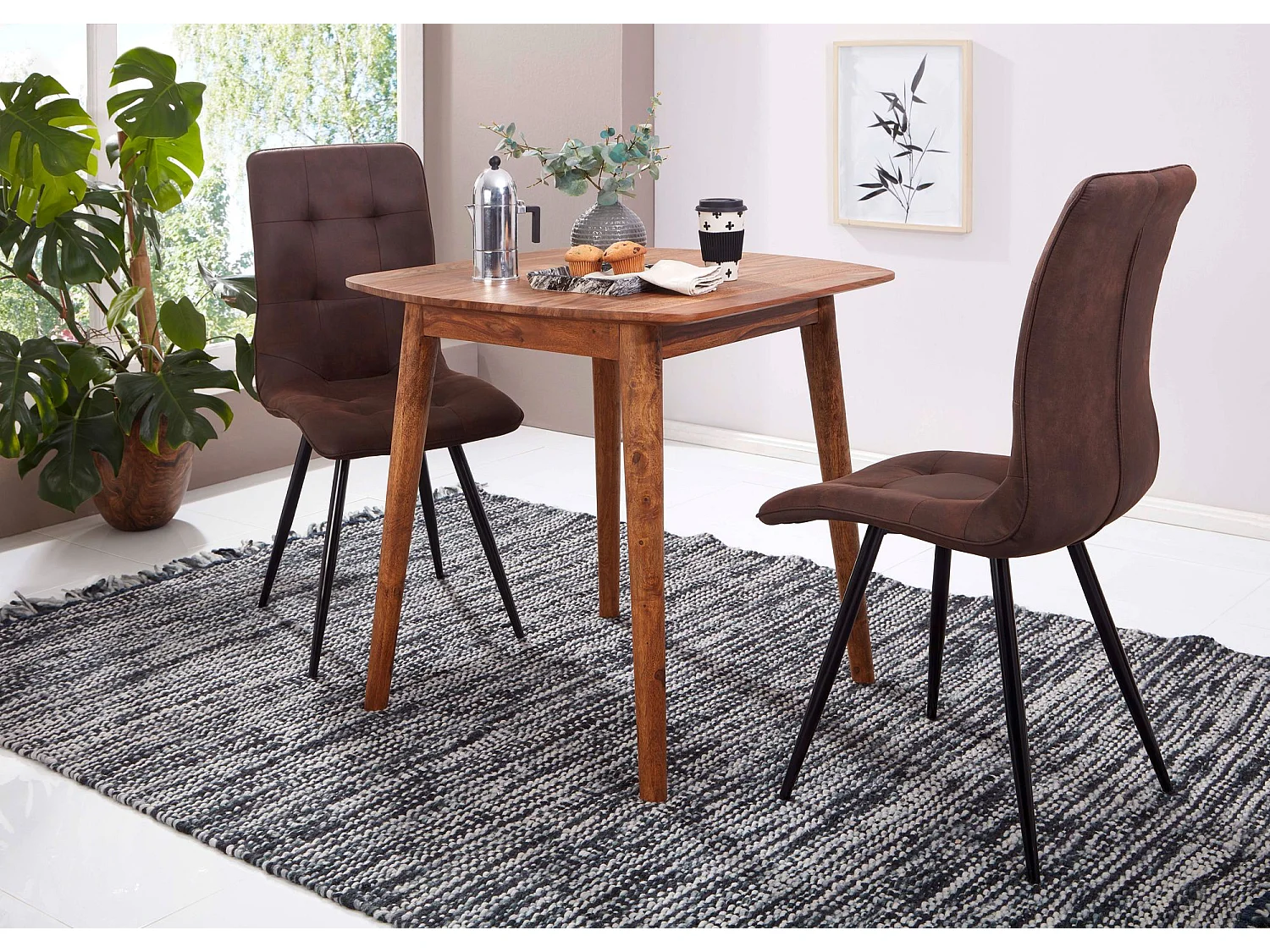 Esszimmertisch SV51396 massiv Holztisch Sheesham Speisetisch Tisch Holz