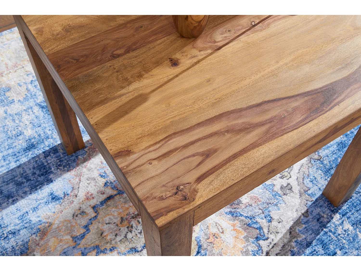 Esstisch Massivholz Sheesham Esszimmer-Tisch Küchentisch Landhaus-Stil