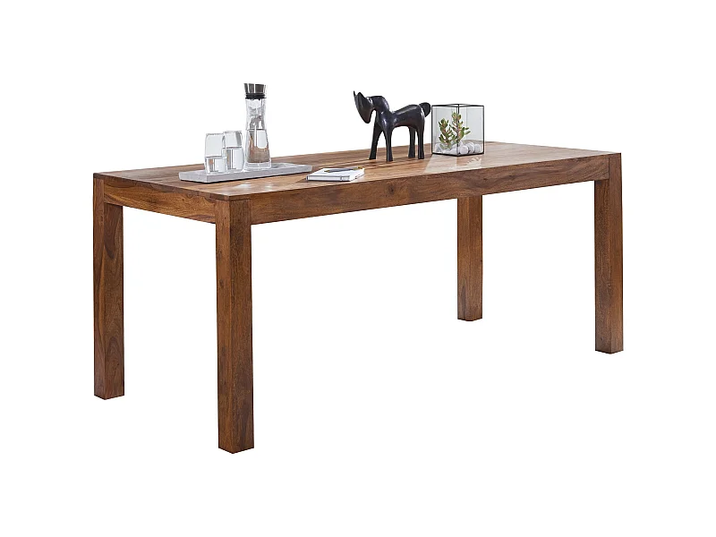 Esstisch Massivholz Sheesham Esszimmer-Tisch Küchentisch Landhaus-Stil