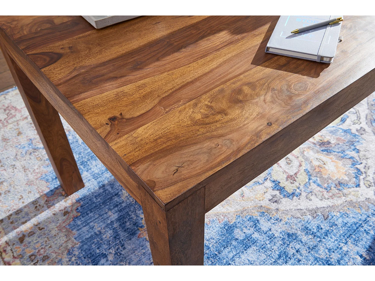 Tavolo Da Pranzo Legno Massello Sheesham Tavolo Da Cucina Stile Country