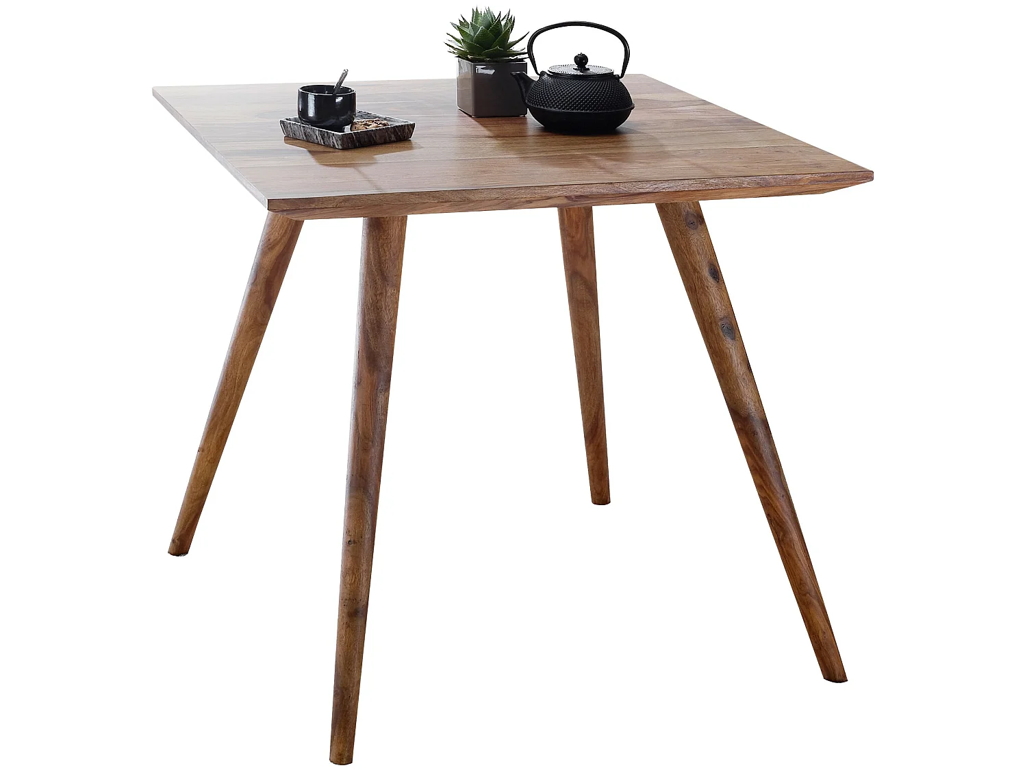 Esstisch Holz Massiv Esszimmertisch Sheesham Küchentisch Klein Rustikal