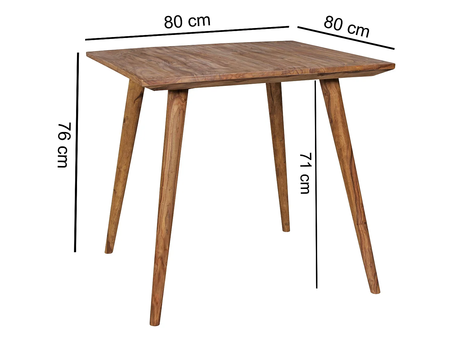 Tavolo Da Pranzo Legno Massello Sheesham Tavolo Da Cucina Stile Retrò