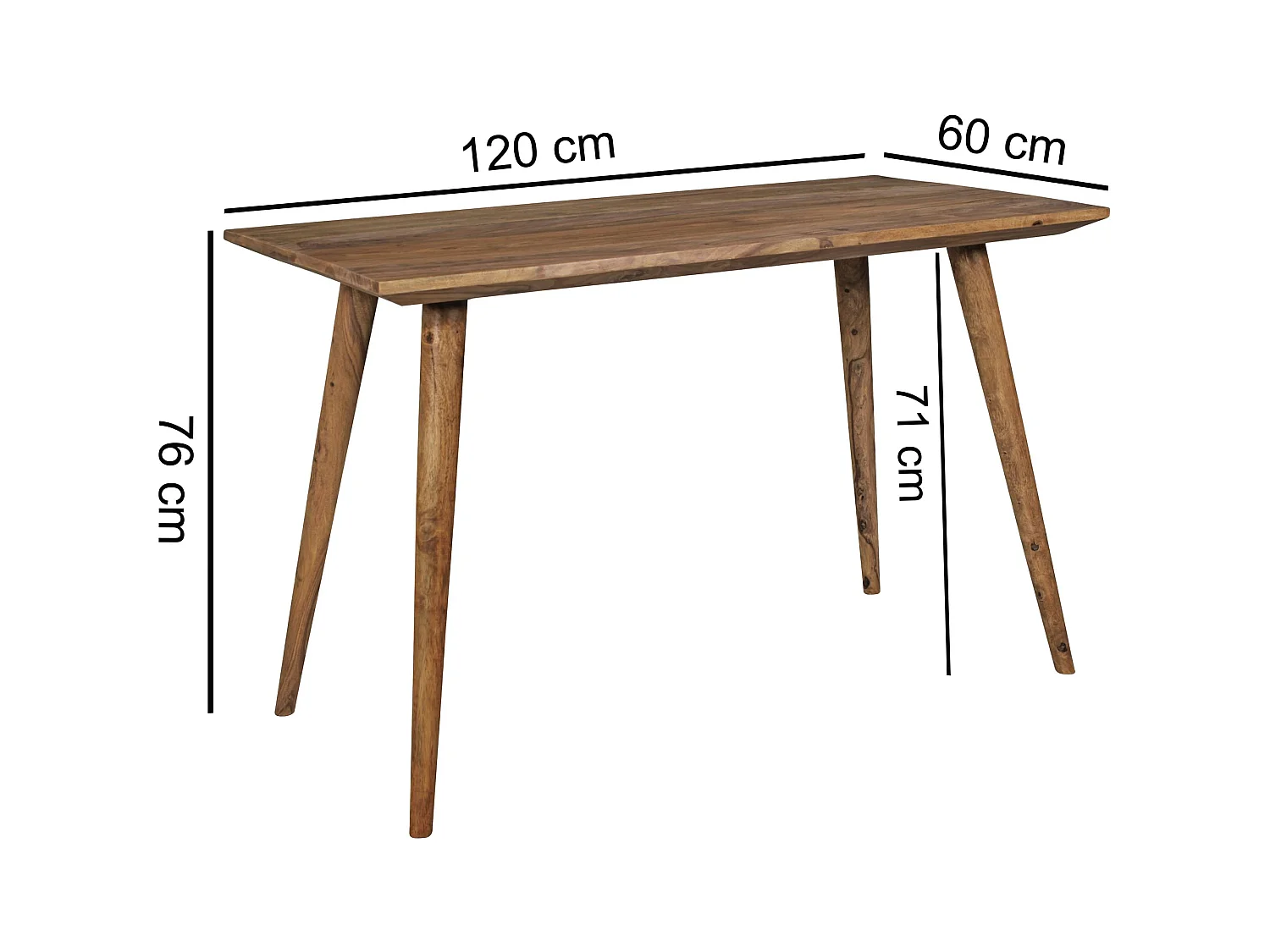 Tavolo Da Pranzo Legno Massello Sheesham Tavolo Da Cucina Stile Retrò