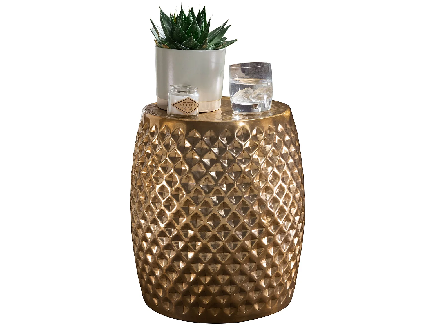 Beistelltisch Wohnzimmertisch Alu Tisch Ablagetisch Couchtisch