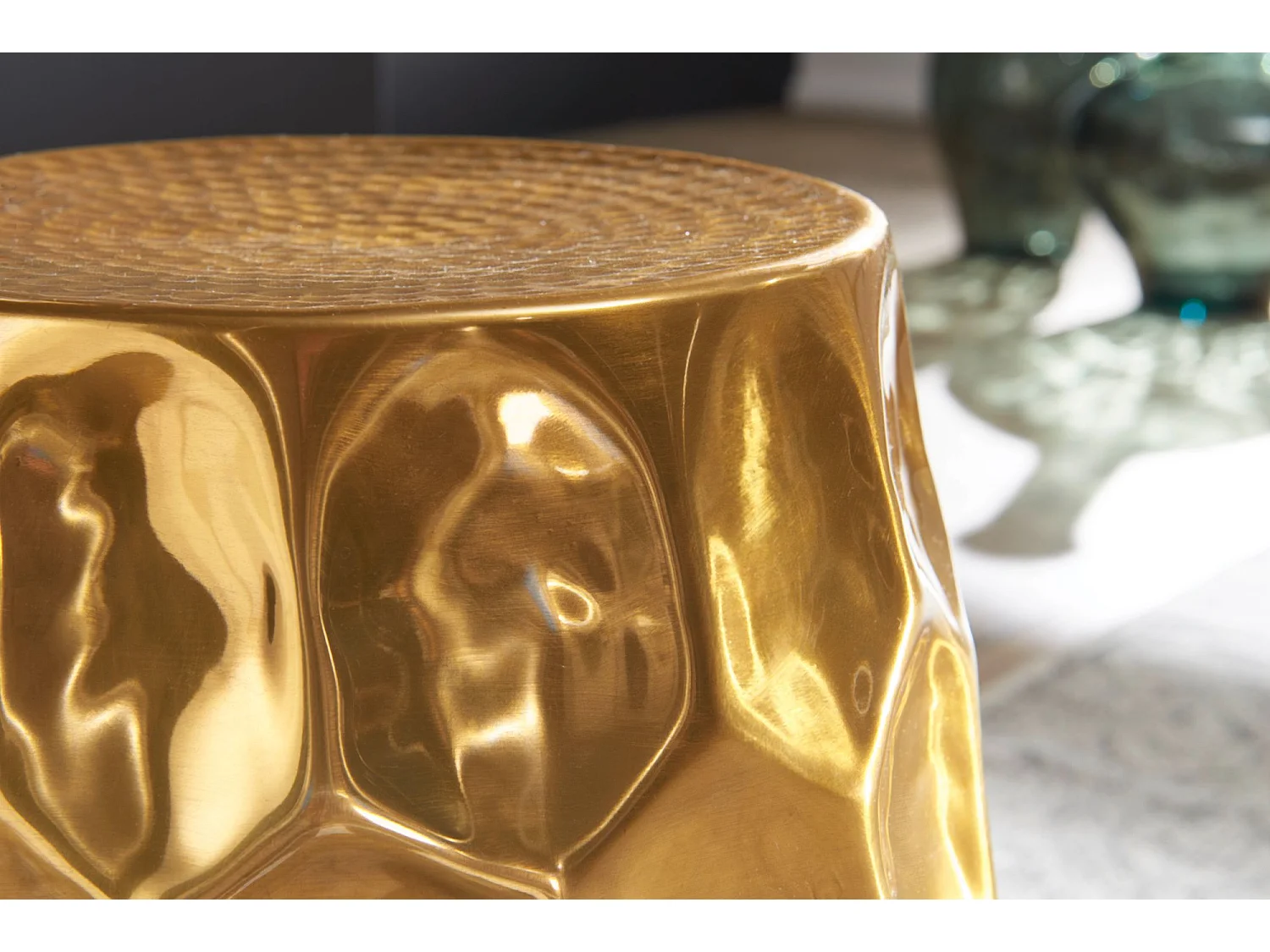 Beistelltisch Dekotisch Metall Ablagetisch Anstelltisch Metalltisch Rund