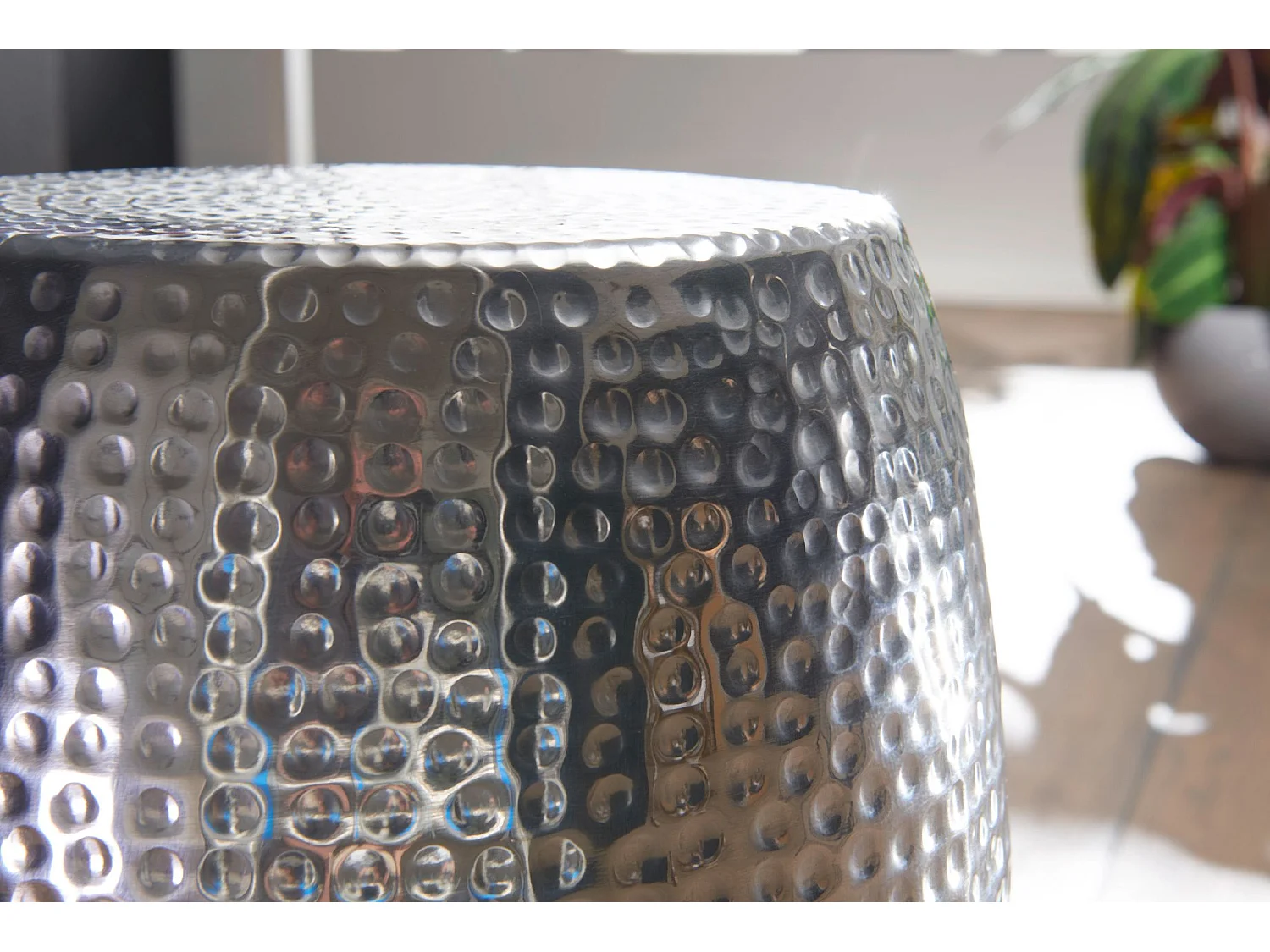 Table d'appoint Métal 30x49,5x30 cm Table Basse Design Bout de canapé