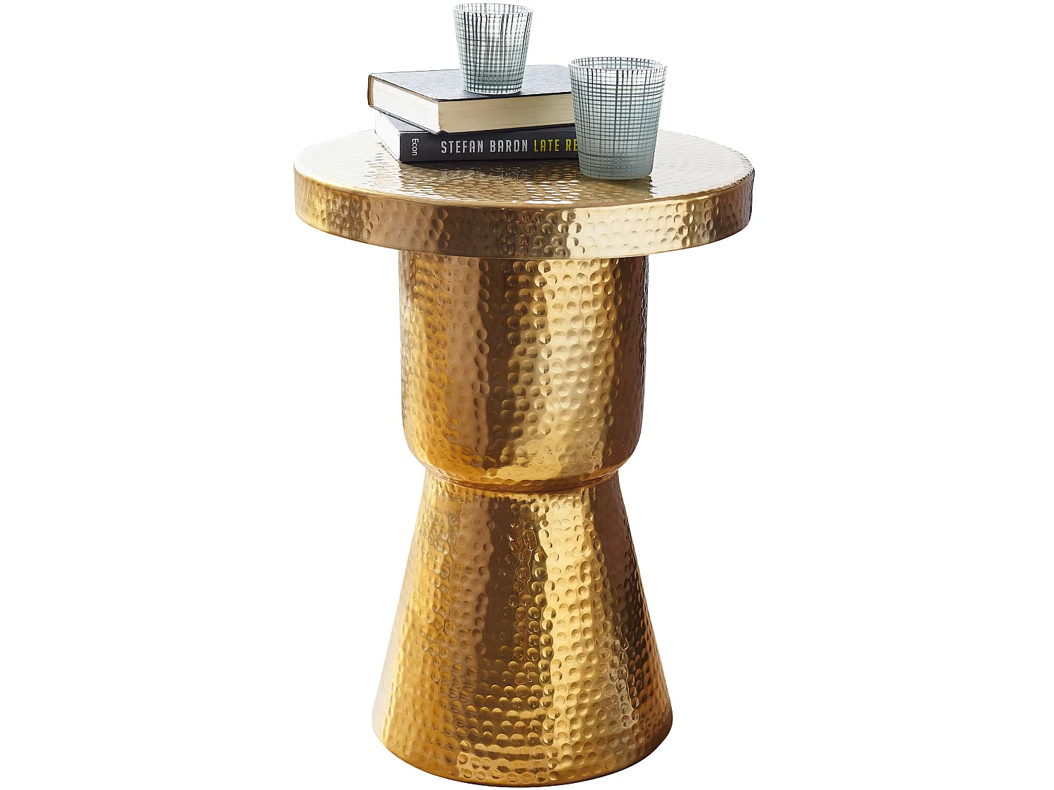 Beistelltisch Ablagetisch 43 x 59 x 43 cm Aluminium Anstelltisch Alu