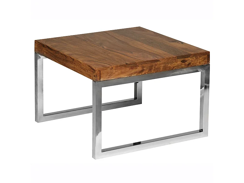 Sheesham Couchtisch Wohnzimmer Tisch Beistelltisch 60 x 60 cm Massivholz