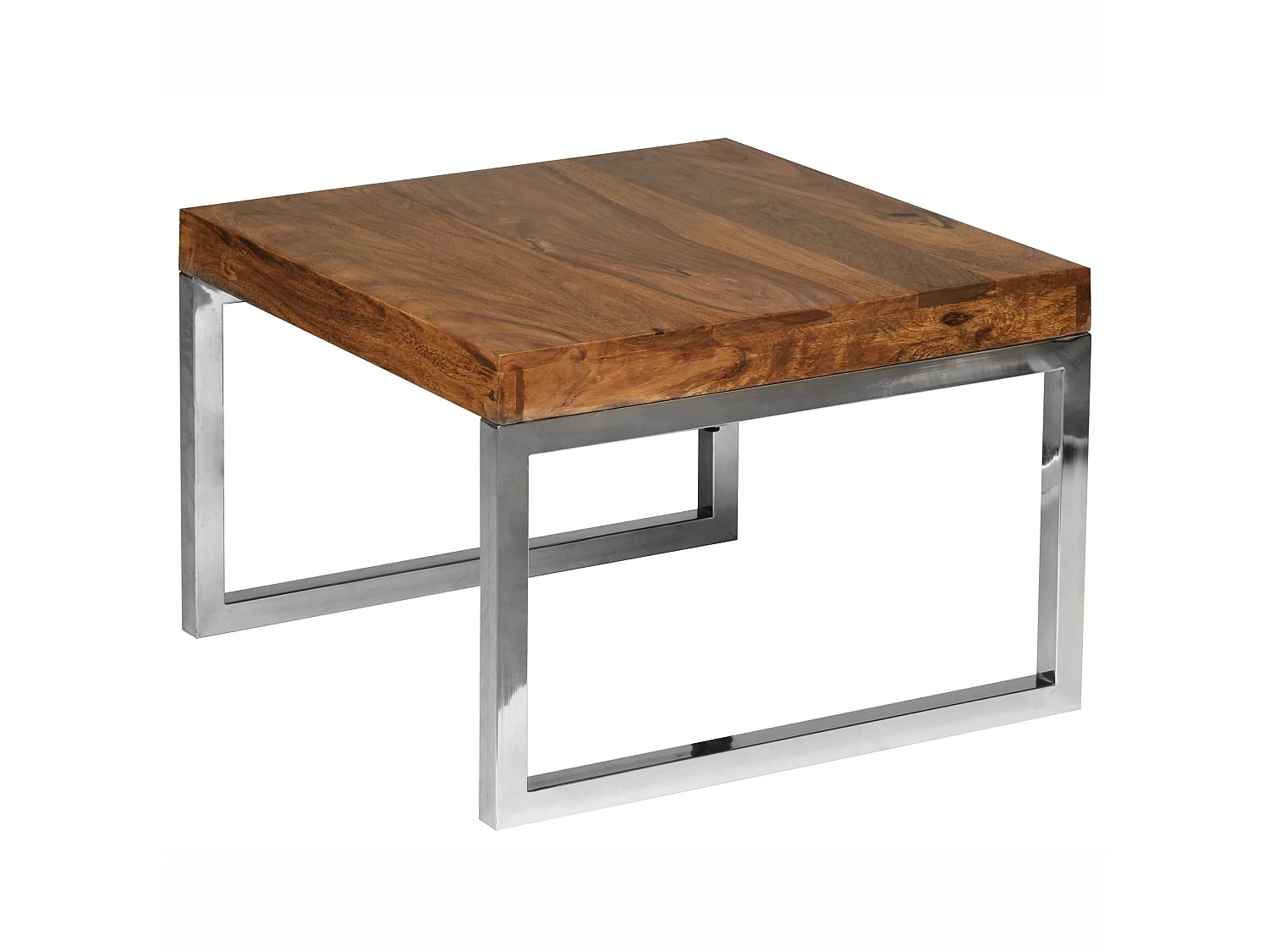 Sheesham Couchtisch Wohnzimmer Tisch Beistelltisch 60 x 60 cm Massivholz