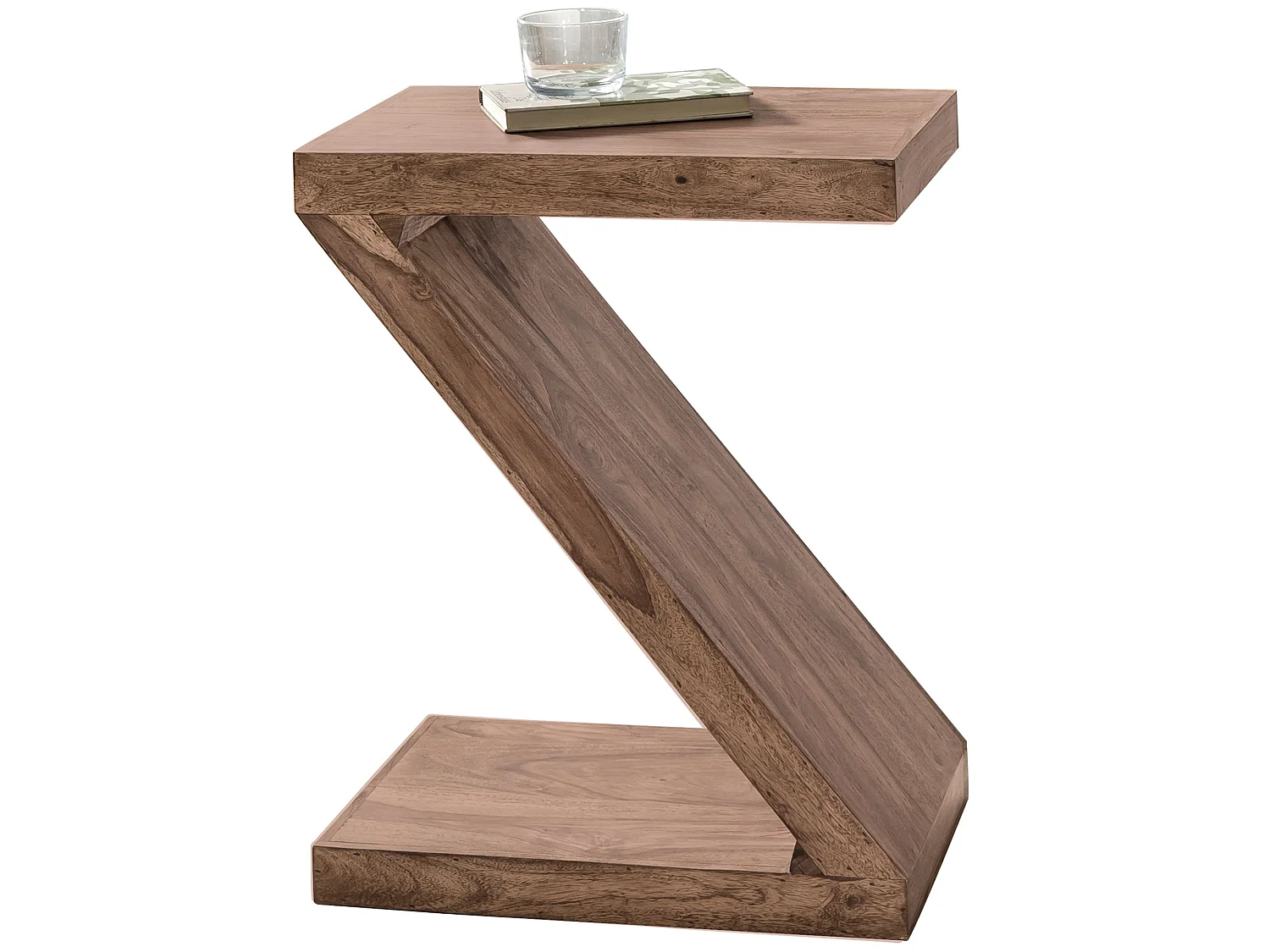 Table d'appoint Bois Massif 44x59x30cm Bout de canapé Table de Salon