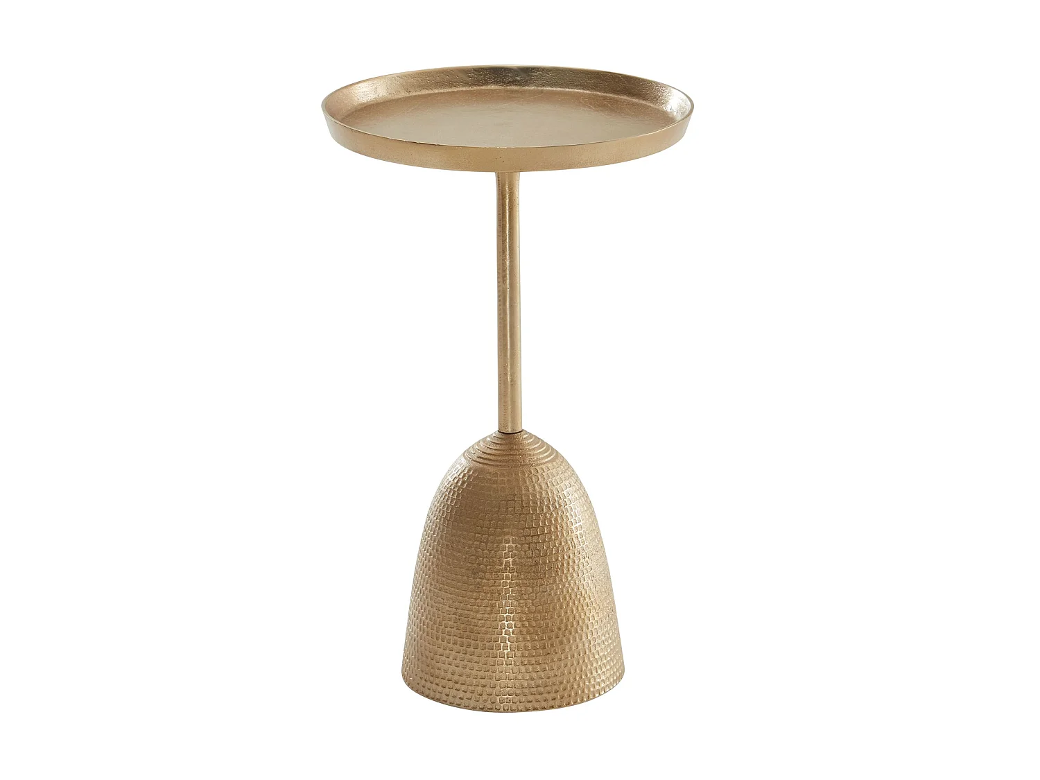 Beistelltisch  Sofatisch Metall Ø 33 cm Tisch Wohnzimmertisch Rund Gold