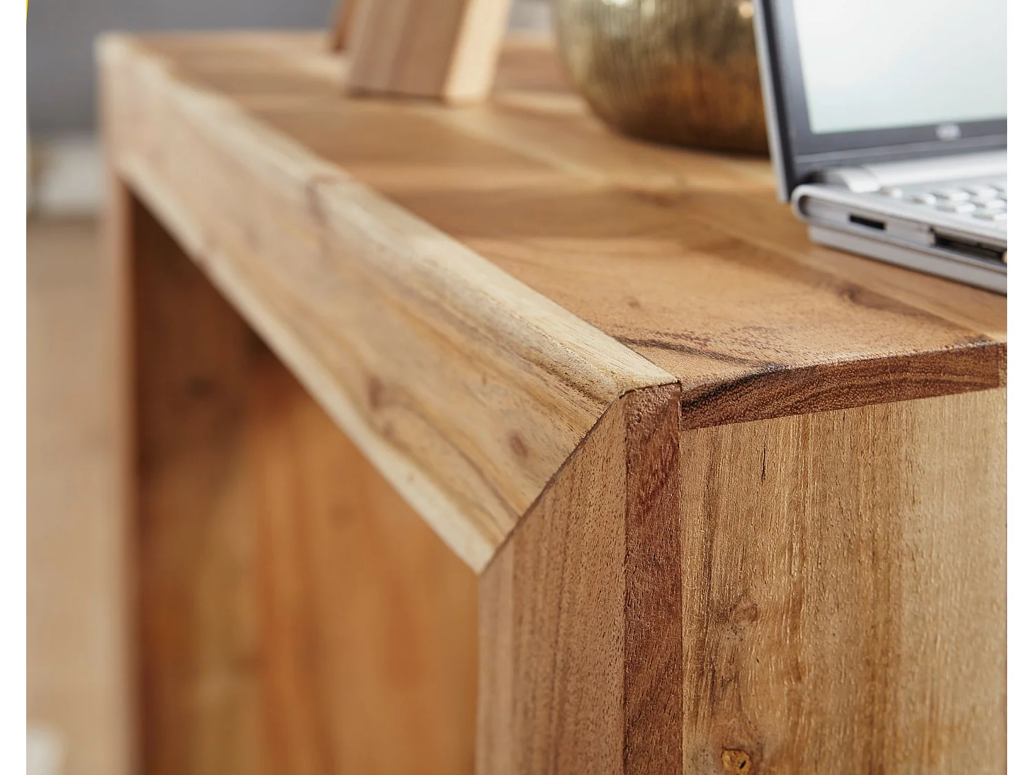 Beistelltisch Massivholz 60x35cm Wohnzimmertisch Landhausstil Couchtisch