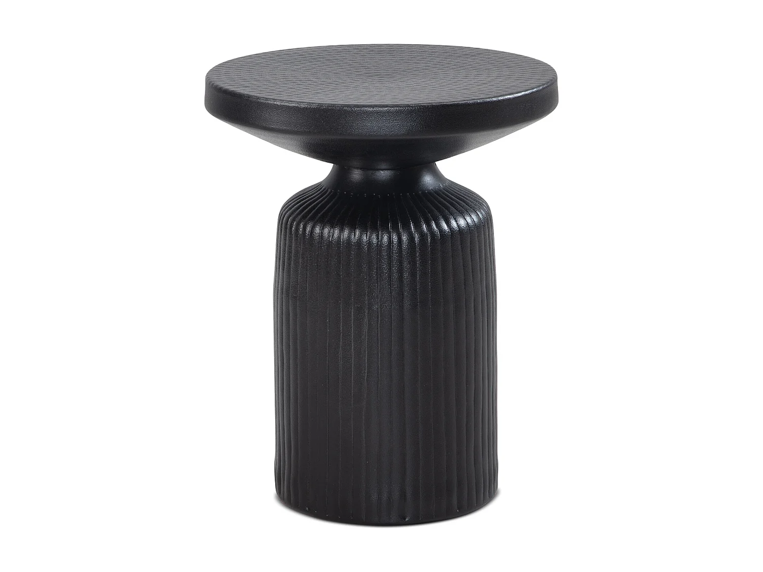 Tavolino Salotto 40x40x50 cm Tavolo Soggiorno Metallo Nero Tavolinetto