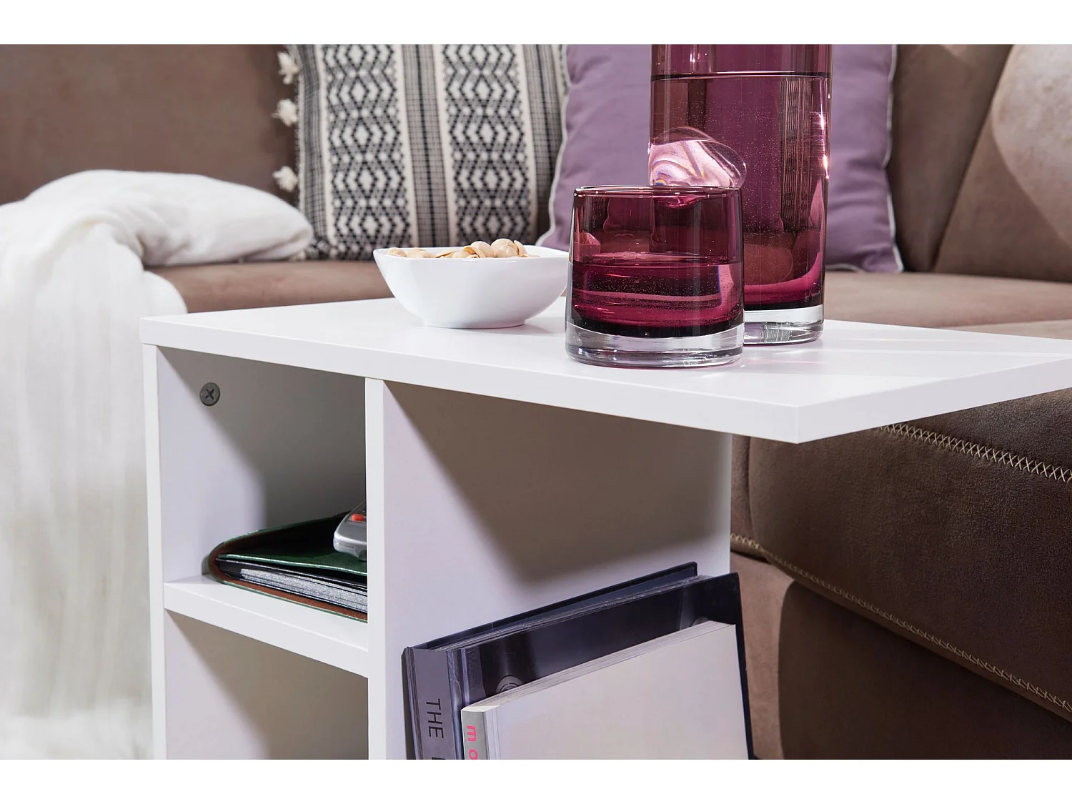 Beistelltisch Holz Anstelltisch Couchtisch Klein Sofatisch 50 cm