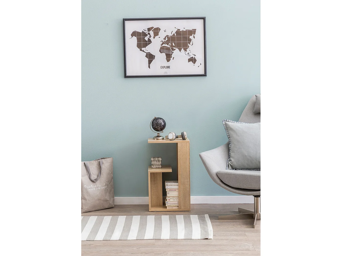 Beistelltisch Holz Anstelltisch Couchtisch Klein Sofatisch