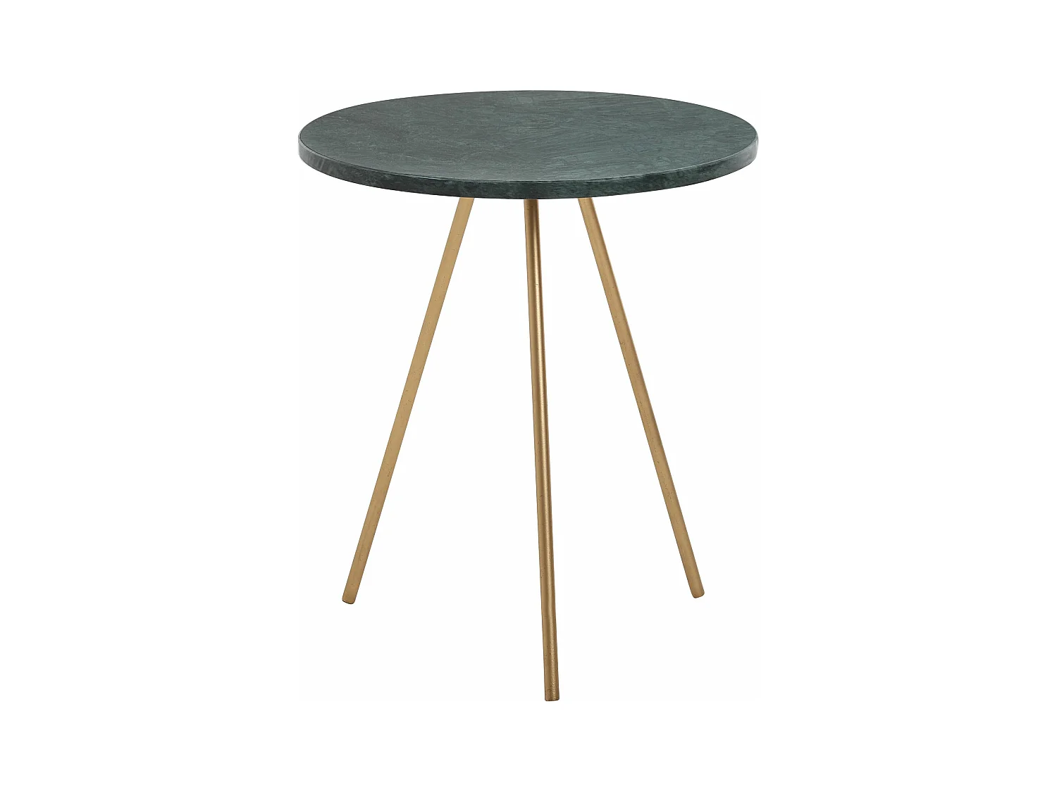 Table d'appoint Marbre Véritable Ø 38 cm Petite Table de salon Ronde