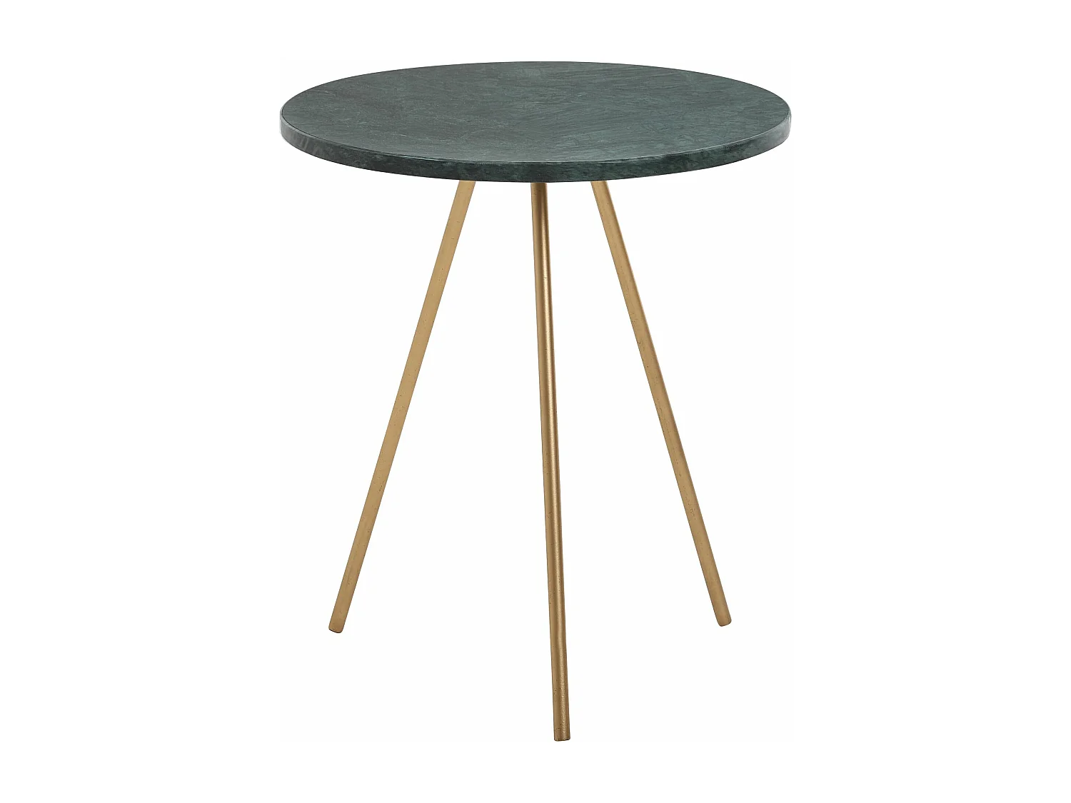 Table d'appoint Marbre Véritable Ø 38 cm Petite Table de salon Ronde