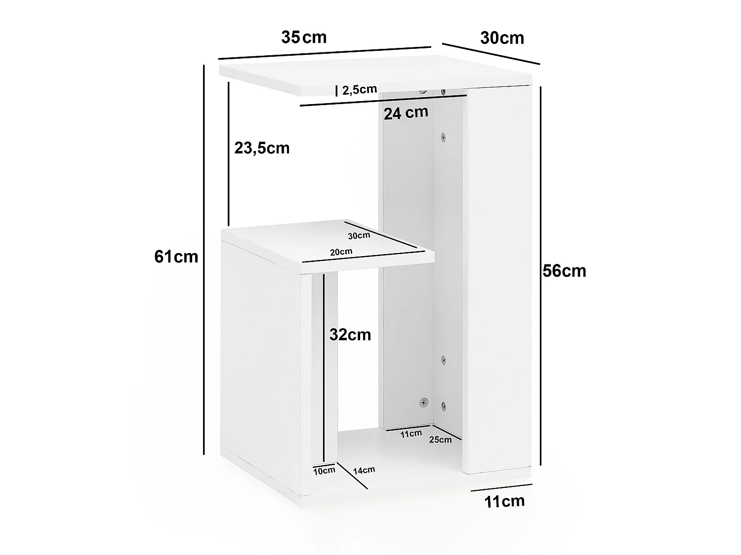 Table d'appoint Table d'appoint en bois Table basse Petite table d'appoint
