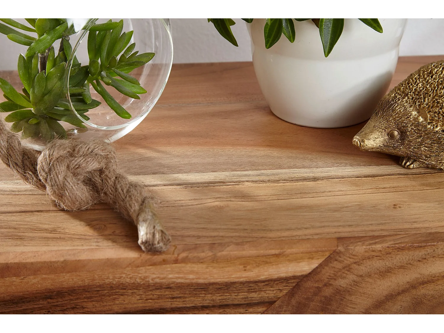 Table d'appoint Bois Massif 45x60x30cm Bout de canapé Table de Salon