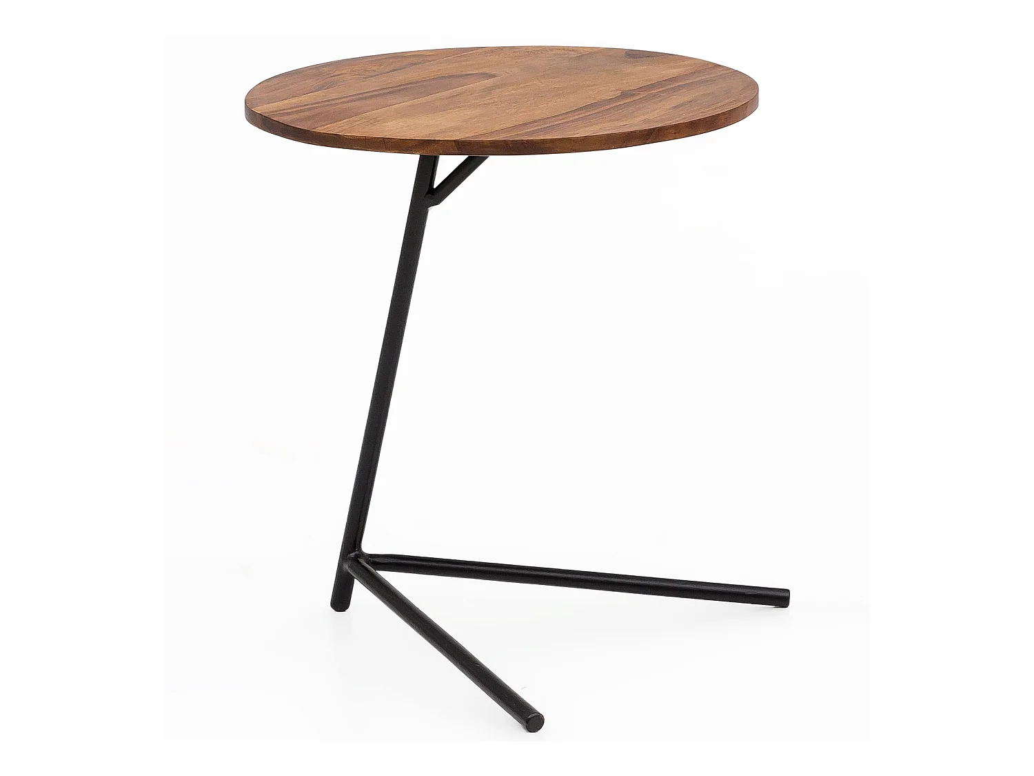 Table d'appoint Bois Massif 40x46x40cm Bout de canapé Table de Salon