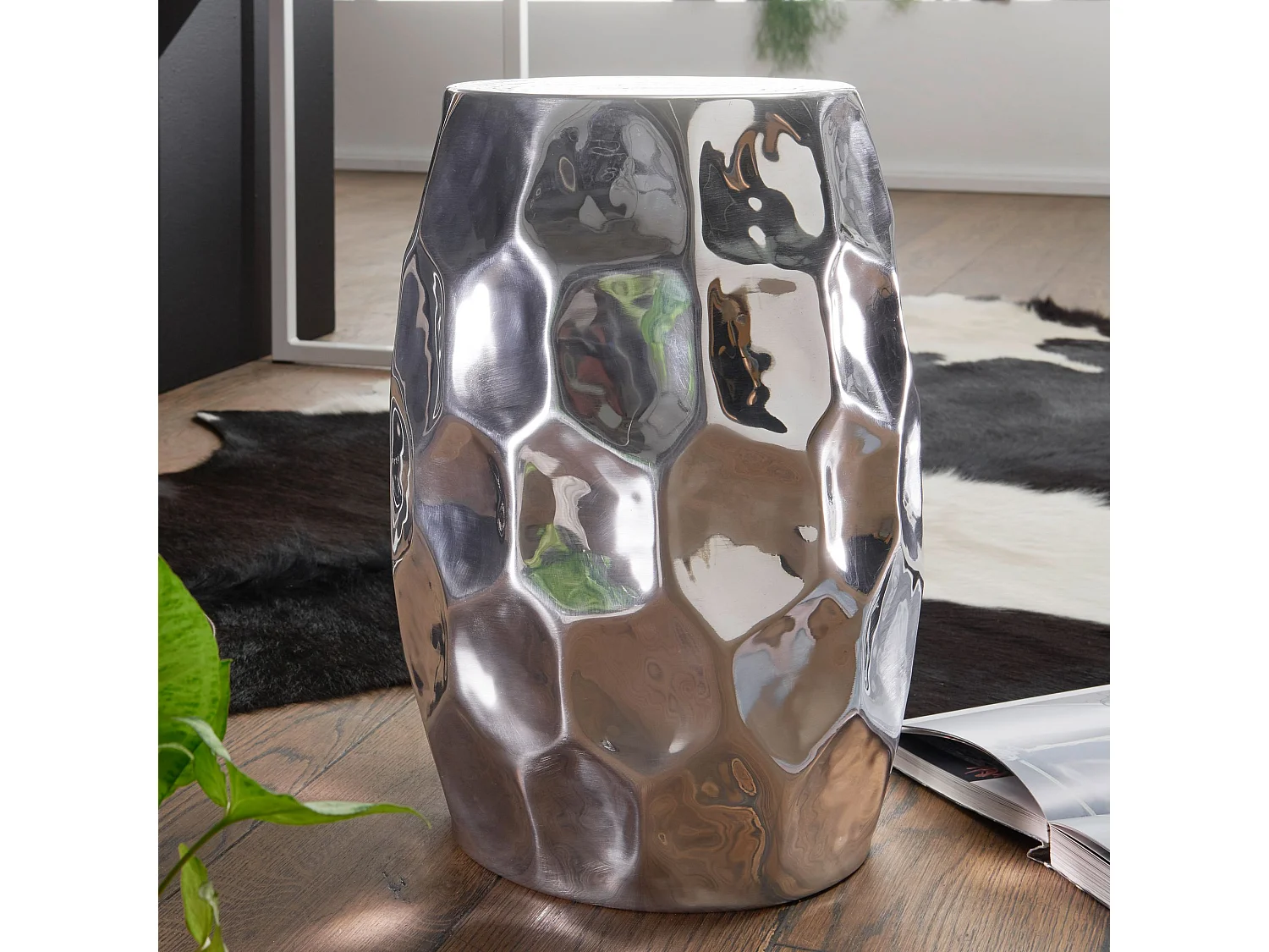 Beistelltisch Dekotisch Metall Ablagetisch Anstelltisch Metalltisch Rund