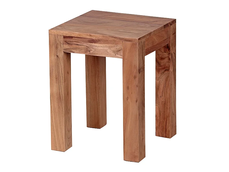 Beistelltisch Massivholz 35x35cm Wohnzimmertisch Landhausstil Couchtisch