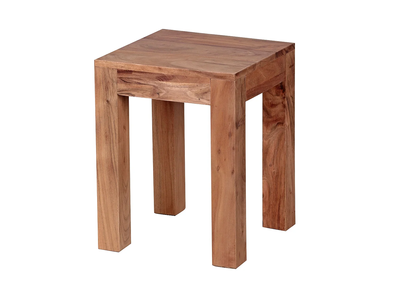 Table d'appoint Bois Massif 35x45x35cm Bout de canapé Table de Salon