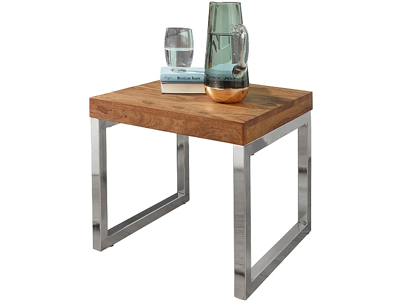 Beistelltisch 45 x 45 cm Massivholz Couchtisch Wohnzimmer Tisch neu
