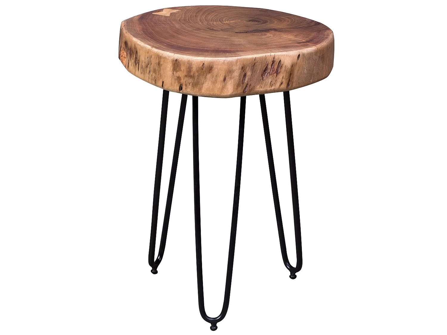 Massivholz Akazie Beistelltisch 35 x 35 cm Wohnzimmertisch Massiv Neu