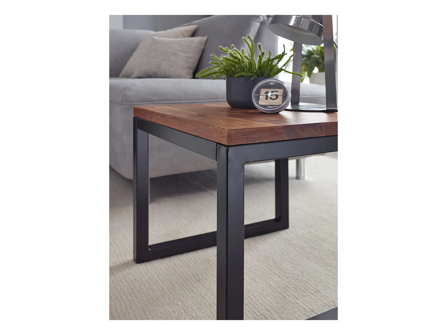 table d'appoint 45x40x45 cm table de salon en bois massif table de salon
