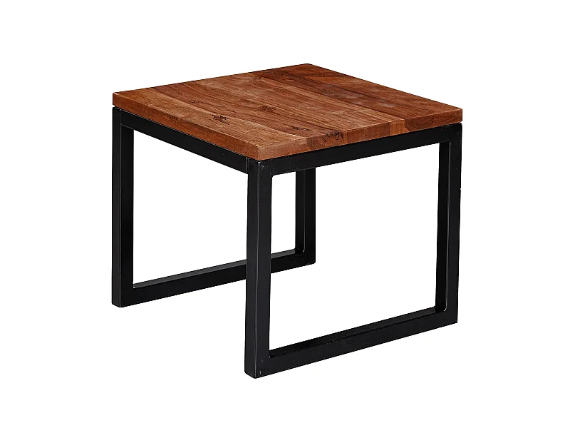 table d'appoint 45x40x45 cm table de salon en bois massif table de salon
