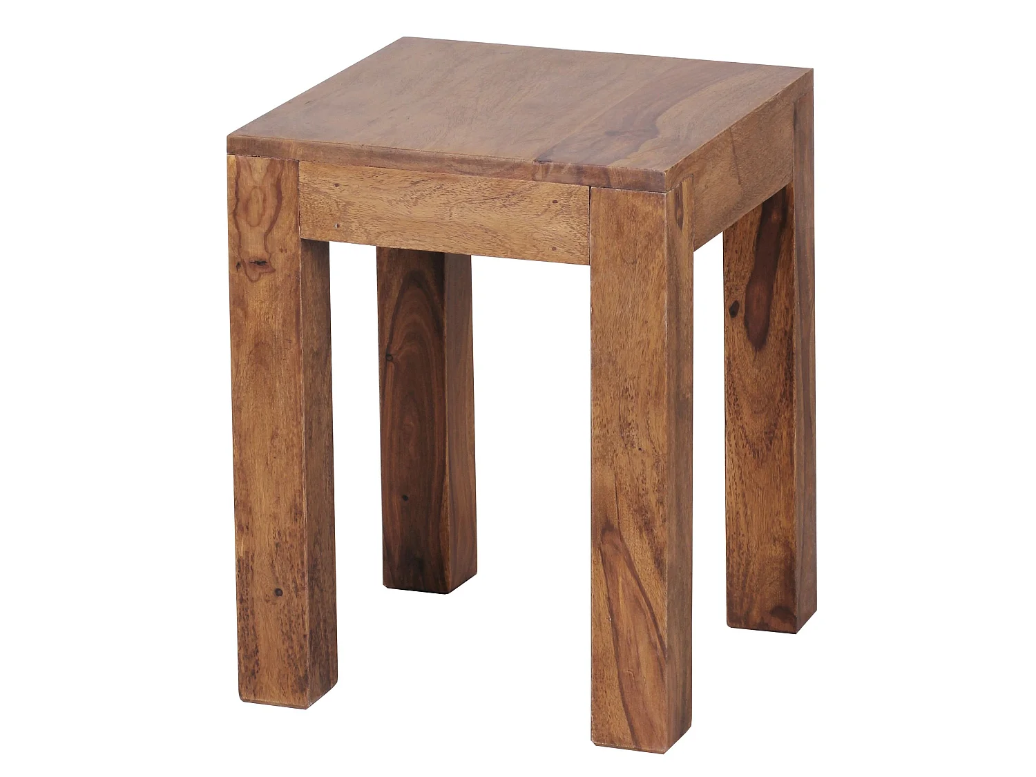 Beistelltisch Massivholz 35x35cm Wohnzimmertisch Landhausstil Couchtisch