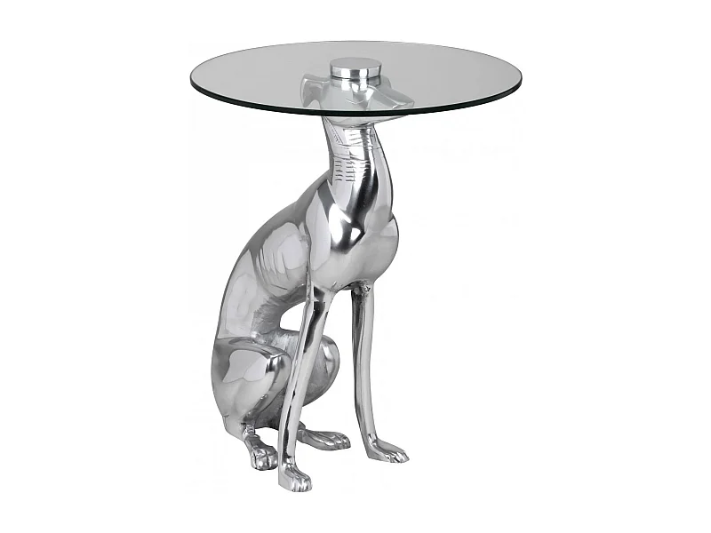 design Sculpture déco tableau figure de couleur aluminium NEW argent
