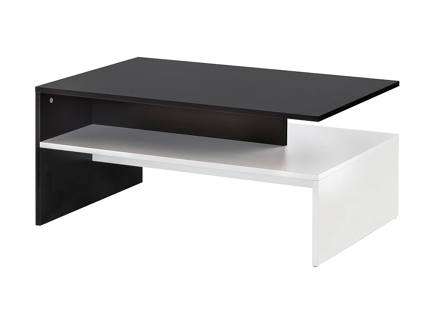 Wohnzimmertisch Couchtisch Sofatisch Loungetisch mit Ablage 90 x 60 cm