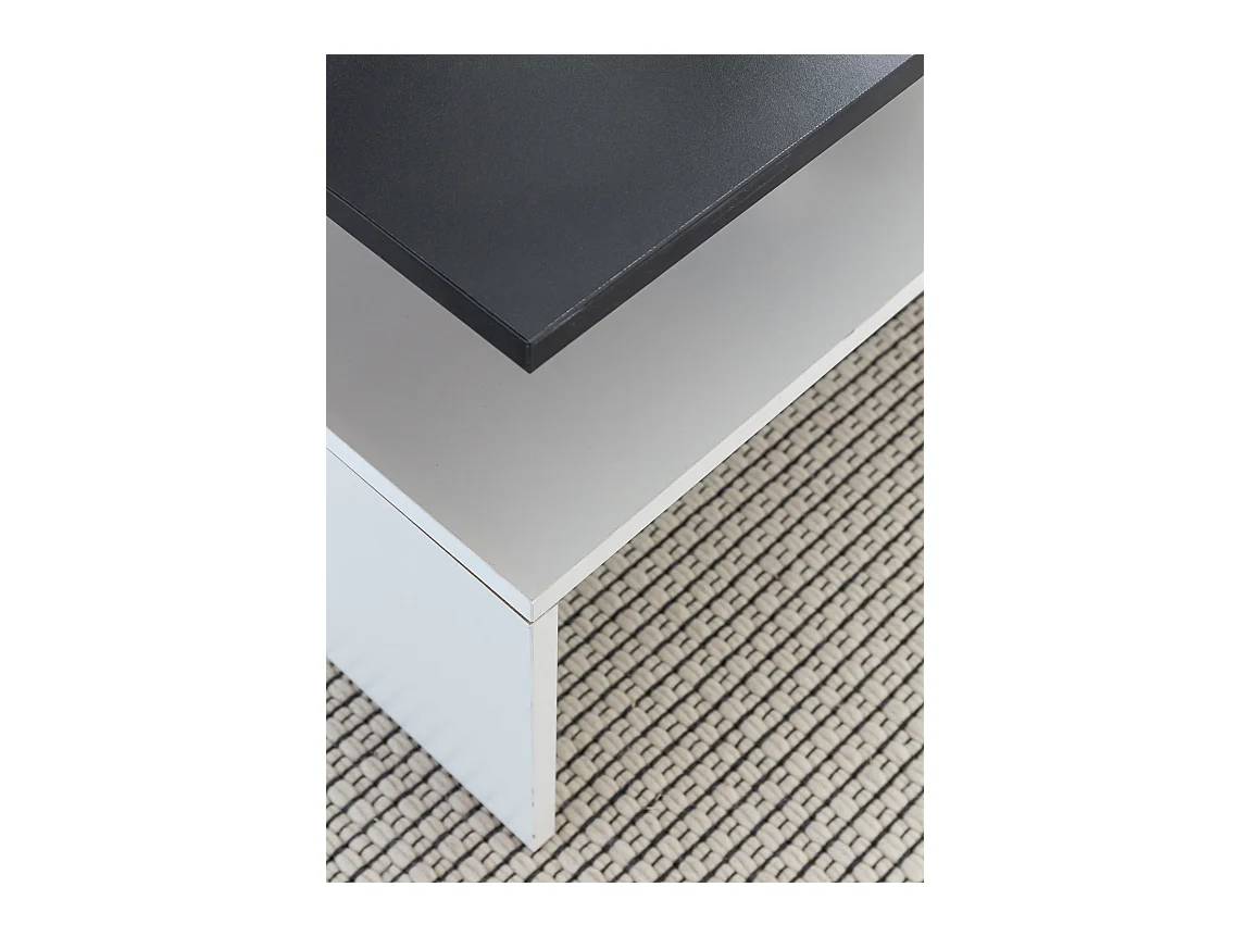 Wohnzimmertisch Couchtisch Sofatisch Loungetisch mit Ablage 90 x 60 cm