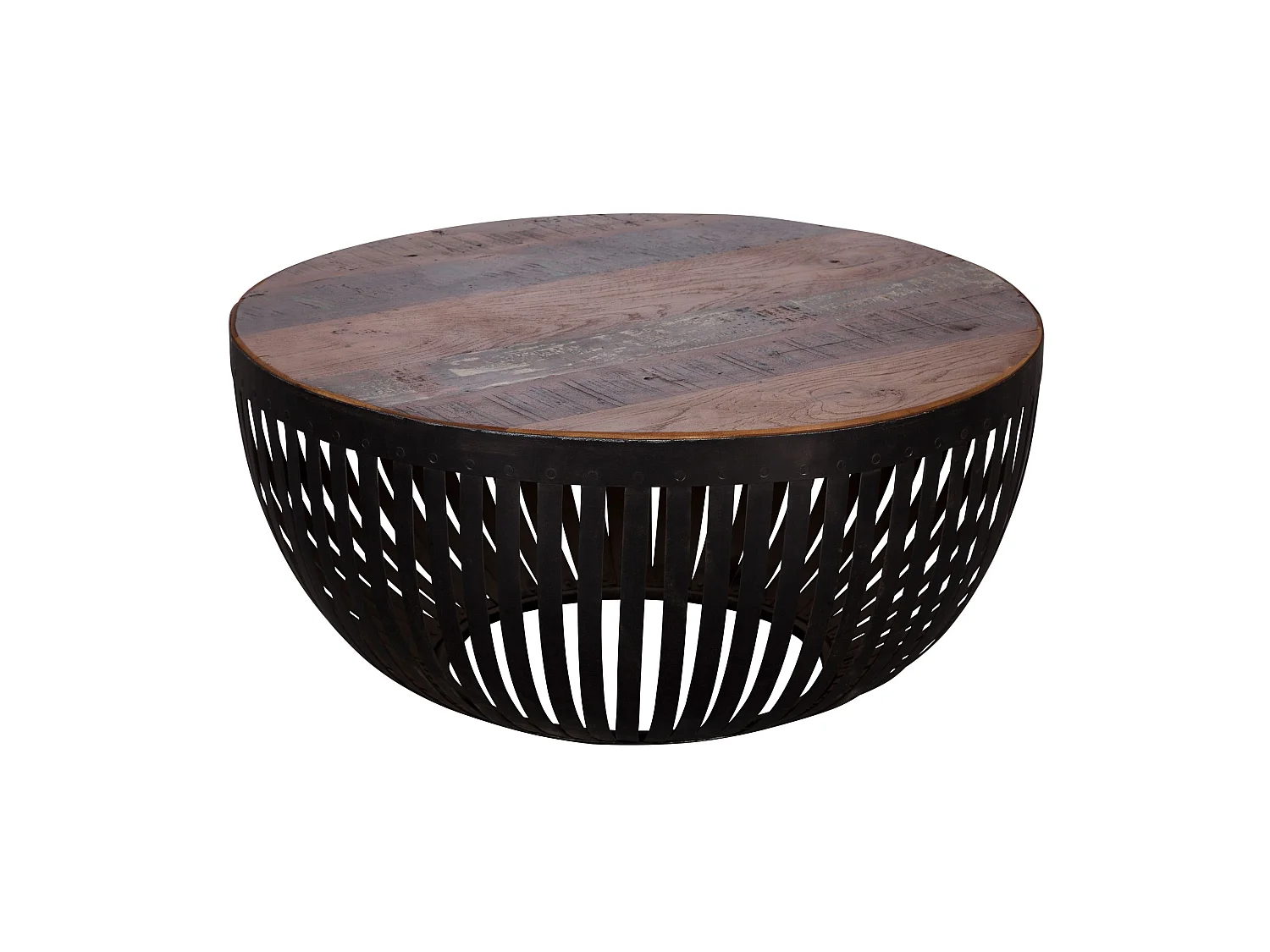 Table Basse Bois Massif 70x33x70cm Table en bois Table d'appoint Shabby