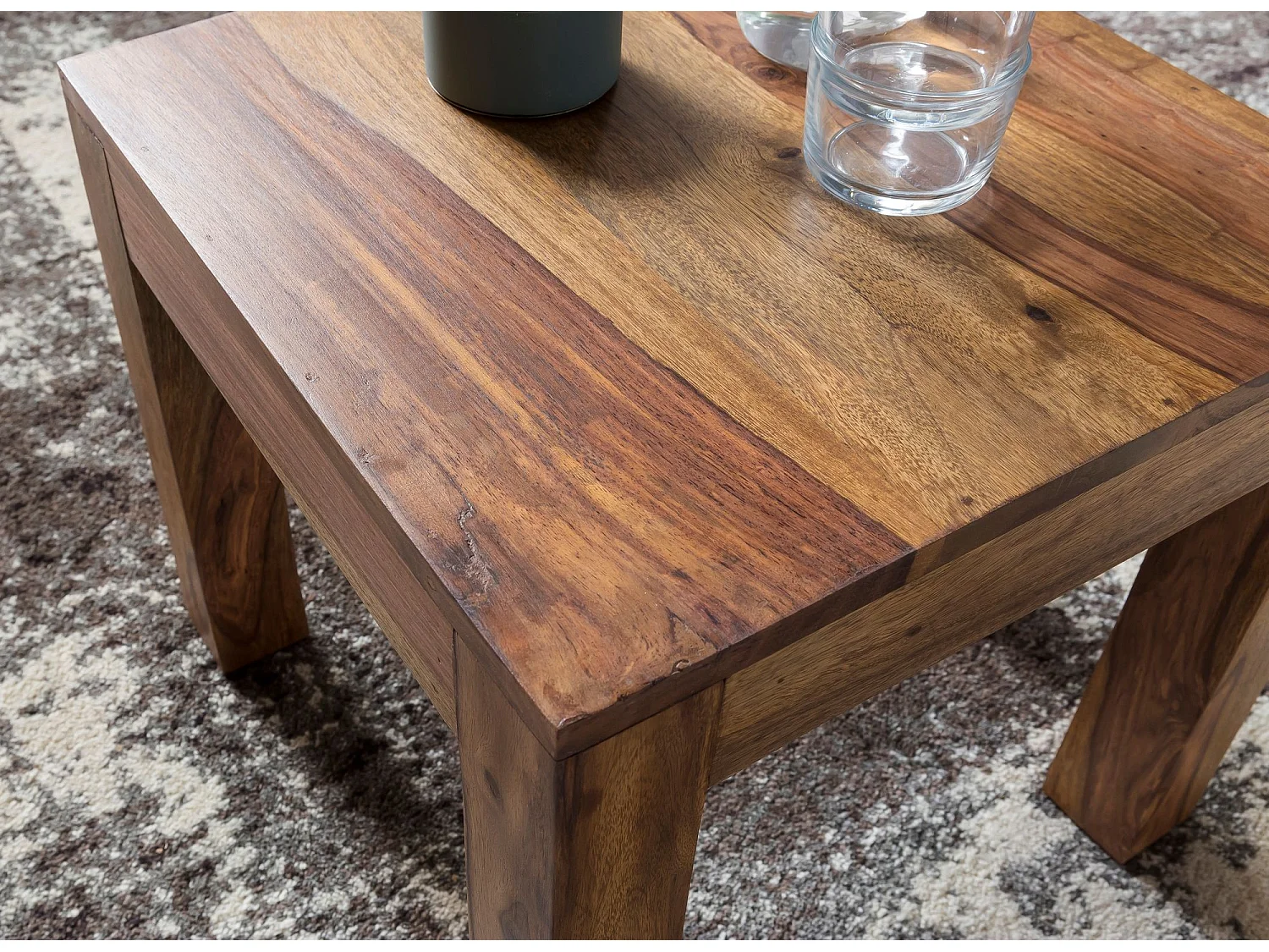 Couchtisch Massiv-Holz 45cm Wohnzimmertisch Landhaus Beistelltisch