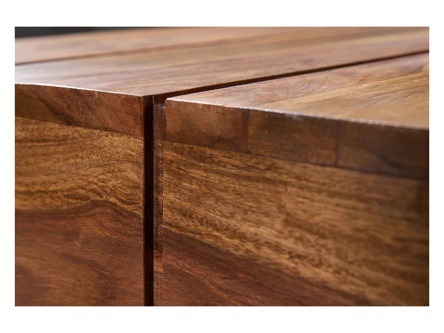 Table Basse Bois Massif 120x30x45cm Table d'appoint Table de salon