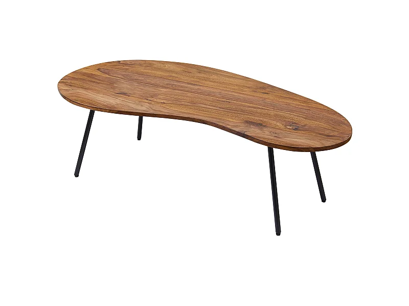 Table Basse Bois Massif 122x36x63cm Table d'appoint Table de salon