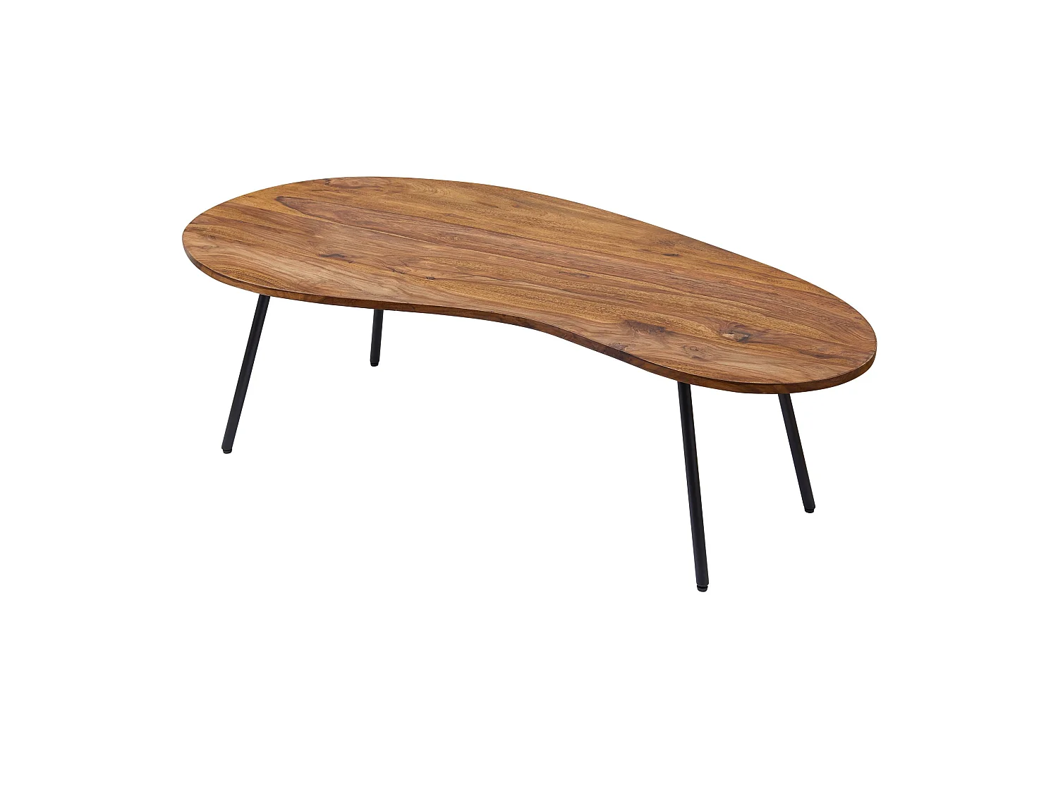 Table Basse Bois Massif 122x36x63cm Table d'appoint Table de salon