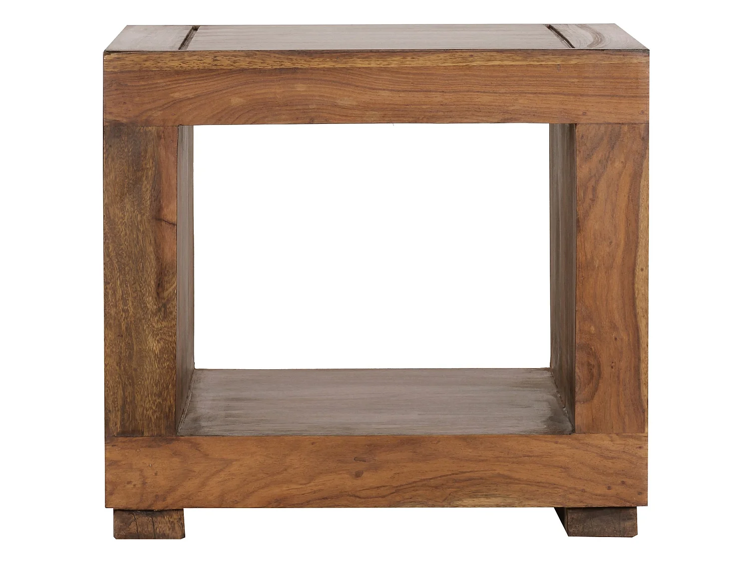 Sheesham Massivholz Couchtisch Wohnzimmertisch Beistelltisch 50x50cm