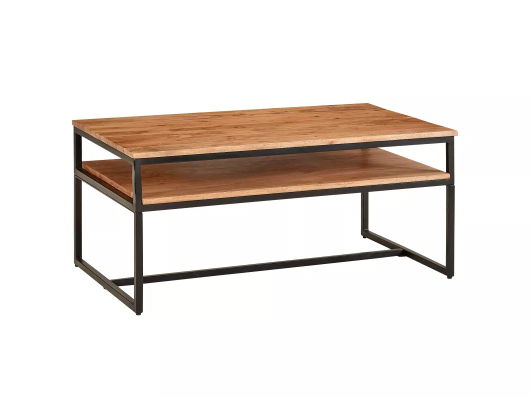 Kauf Unique Couchtisch 100x60x45 cm Holz Massiv Wohnzimmertisch Modern Sofatisch