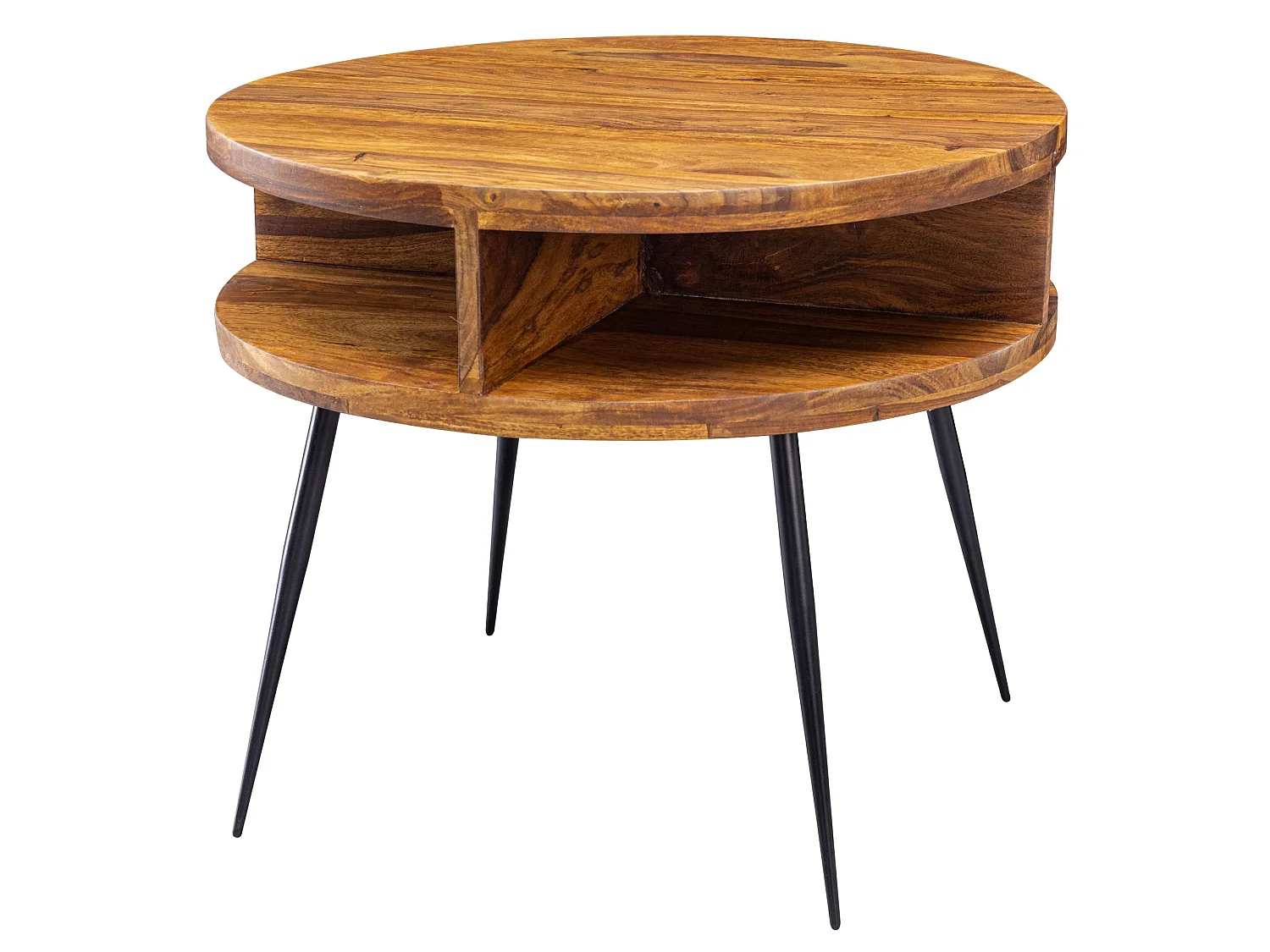 table basse bois massif 60 cm table de salon table basse table ronde étagère