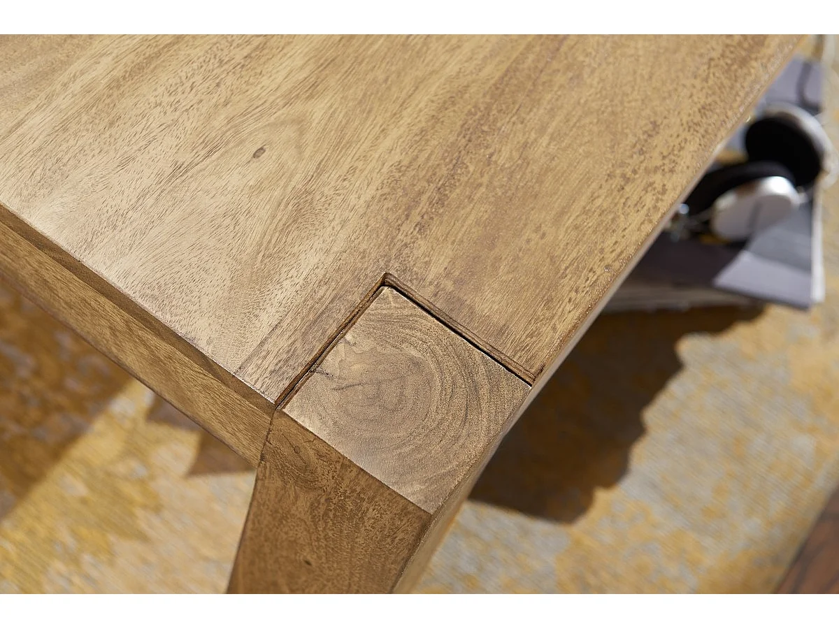 Table Basse Bois Massif 110x40x60 cm Table d'appoint Table de salon