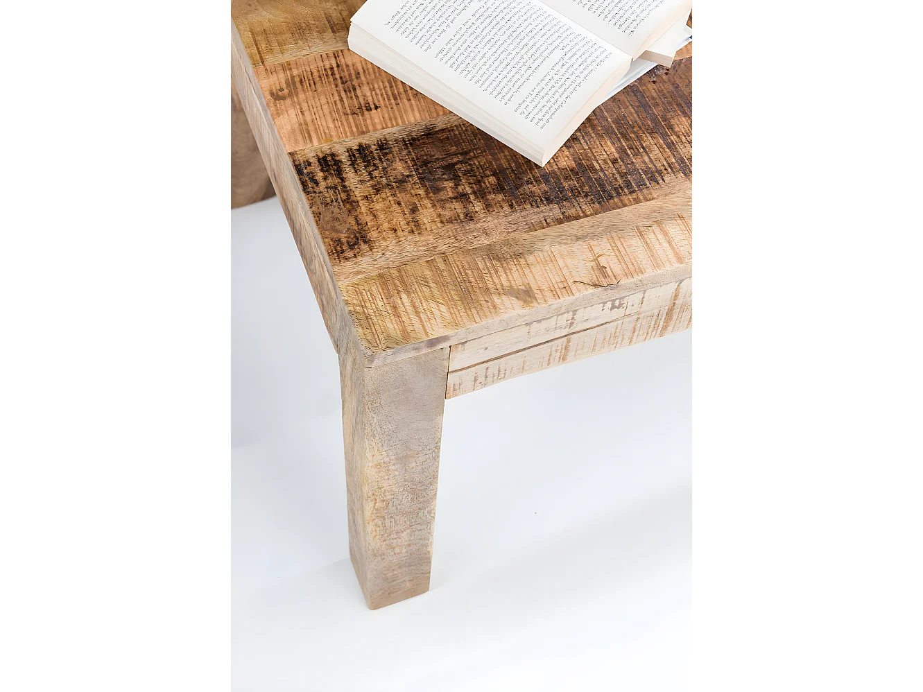 Couchtisch 110 x 60 cm Wohnzimmertisch Sofatisch Holztisch Tisch Natur