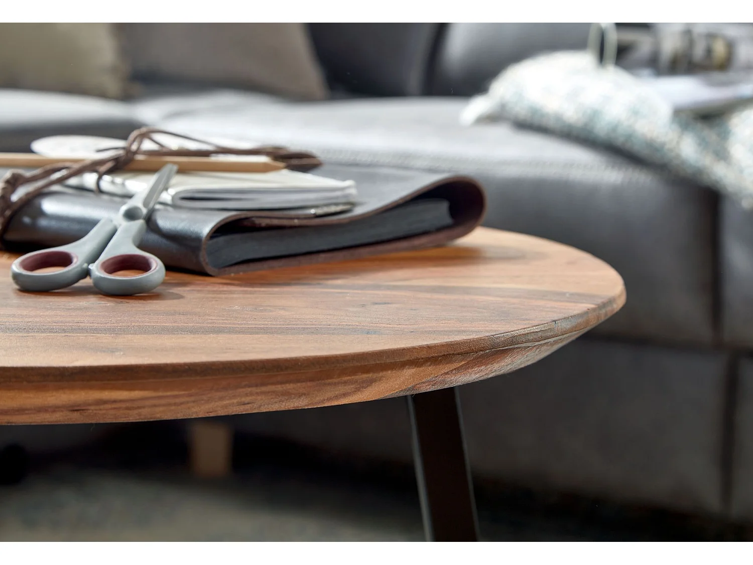 Couchtisch Sofatisch Massivholz 60x60x45 cm Wohnzimmertisch Tisch Rund