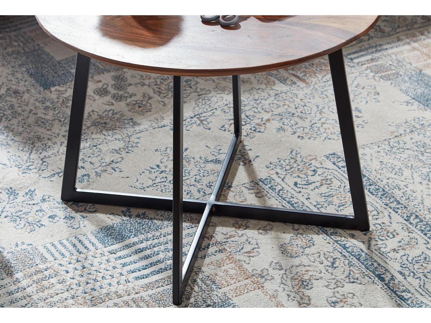 Couchtisch Sofatisch Massivholz 60x60x45 cm Wohnzimmertisch Tisch Rund