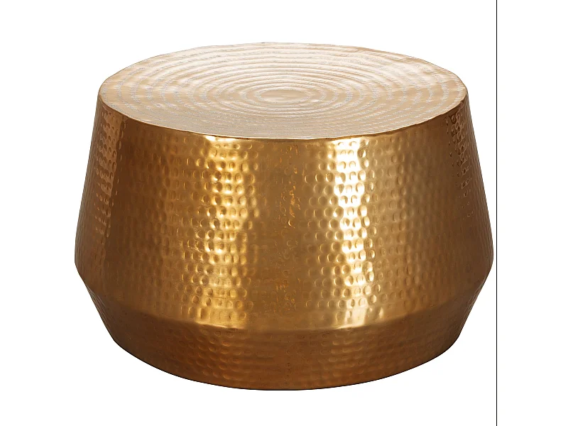 Table Basse Métal 60x36x60 cm Table d'appoint Design Bout de canapé Rond