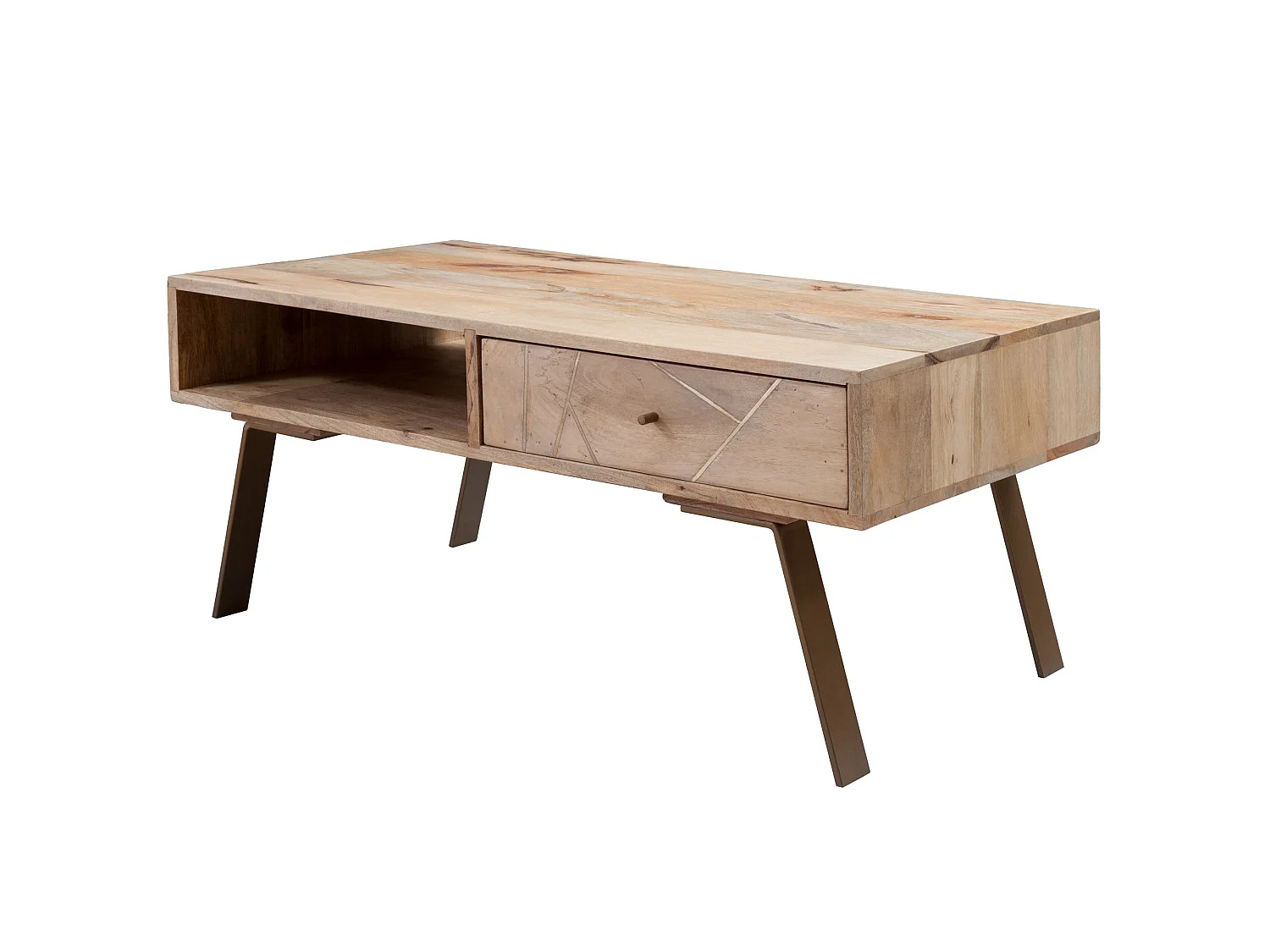 Couchtisch SIKAR Wohnzimmertisch Holz massiv Sofatisch Tisch Wohnzimmer