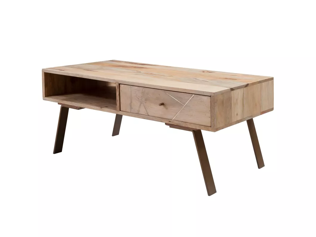 Kauf Unique Couchtisch SIKAR Wohnzimmertisch Holz massiv Sofatisch Tisch Wohnzimmer